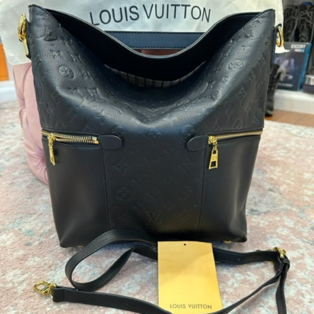 Louis Vuitton Melie Empreinte Leather Hobo Shoulder Bag